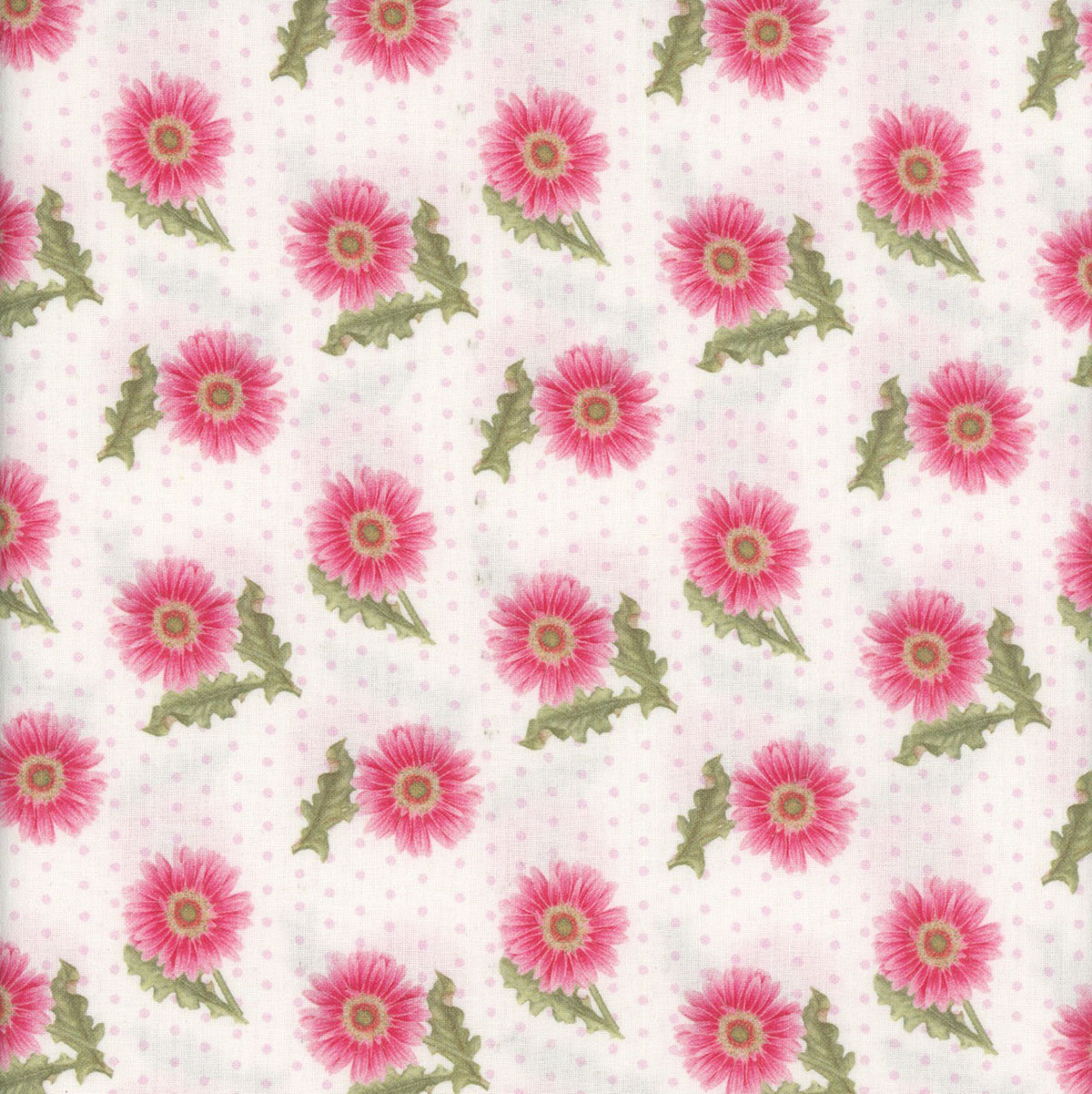 viapiave33 27ss 花柄ロンT 11747391 DAISY Henry Glass Fabrics Bloomscape Jane Shasky White Multi Tossed